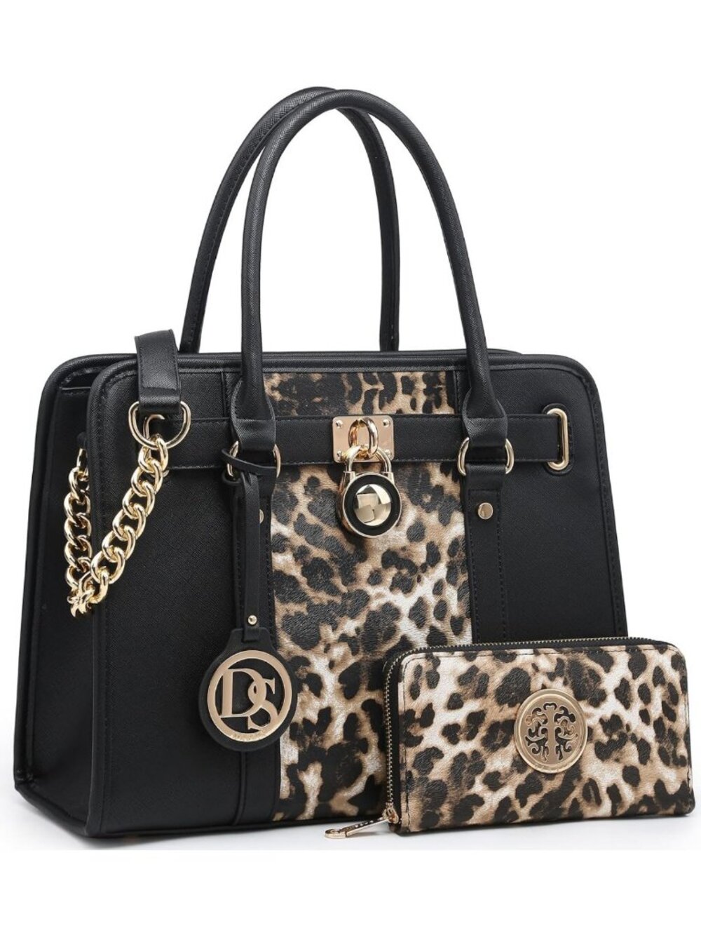 Stylish Women's Satchel Tote Handbag with Matching Wallet - Versatile Shoulder